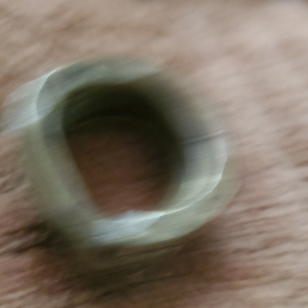 Custom Made Rustic Look Bronze Artisinal Ring - Picture 6 of 7